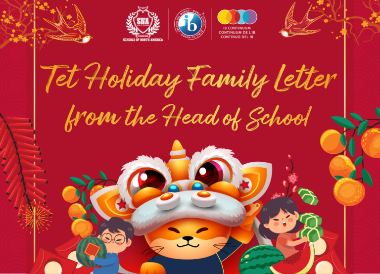 TET HOLIDAY FAMILY LETTER FROM THE HEAD OF SCHOOL